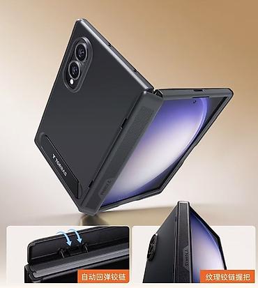 galaxy folder: Чехол-подставка Samsung Galaxy Z Fold 8, черный. Функциональный — 2