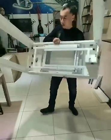 Столы-трансформеры: Стол трансформер "Швейцар 40/77" длина от 48 до 300 см высота — 17