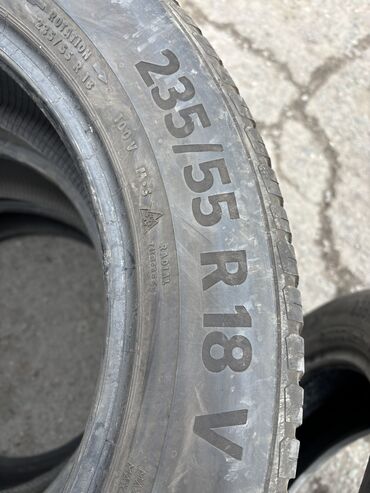 Шины: Шины 235 / 55 / R 18, Всесезонная, Б/у, Комплект, Чехия, Continental — 6