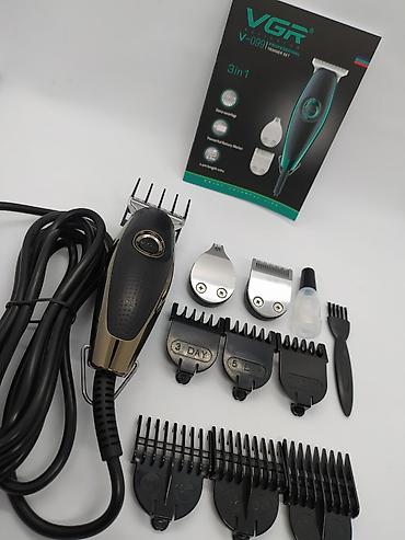 Trimmerlər və saç qırxan maşınlar: VGR 099" Təsviri: Birbaşa şəbəkə ilə kişilər üçün Trimmer dəsti 3in1 — 6