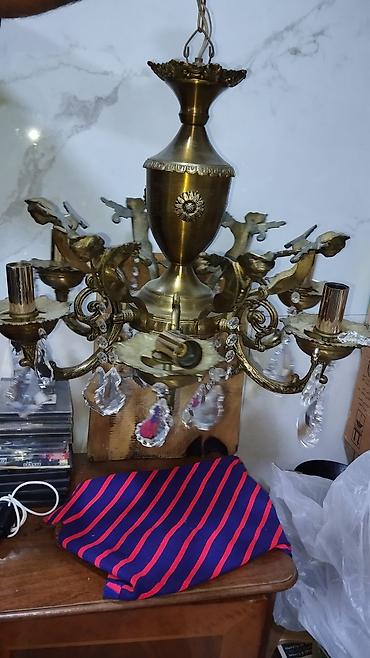 tom vaza: Çılçıraq, 6 lampa, Metal — 1