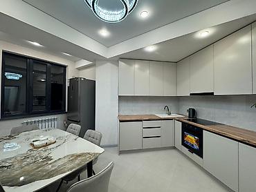 60: 3 комнаты, 93 м², Тунгуч мкр Элитка, 14 этаж, Евроремонт — 9
