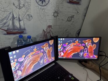 Комплектующие для ПК и ноутбуков: Portativ qoşa monitor, noutbuklarla istifadə üçün nəzərdə tutulmuşdur