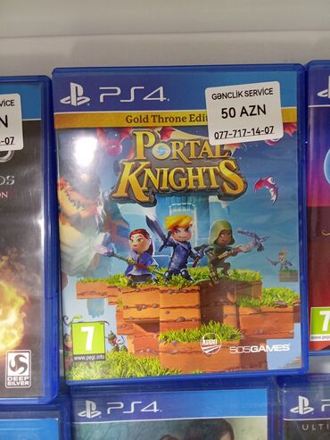 PS4 (Sony Playstation 4): PS4 üçün Portal Knights: Gold Throne Edition oyunu. Bu macəra dolu