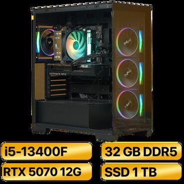 intel core i5 9600k цена: Компьютер, ядер - 10, ОЗУ 32 ГБ, Для работы, учебы, Новый, Intel Core i5, NVIDIA GeForce RTX 5070, NVMe
