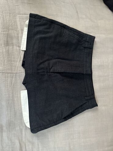 шорты юбка с завышенной талией: Юбка-шорты, Короткая модель, Лето, Турция, M (EU 38), L (EU 40)