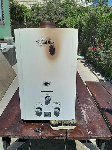 havalandırma muhərriki: Royal Gas qazla işləyən su qızdırıcısı (kolonka) - Güc: 16 kW - Qazla — 1
