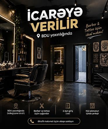 BDU yaxınlığında kişi qayçı salonunun daxilində ayrıca otaq icarəyə lalafo.az -da BDU yaxınlığında kişi qayçı salonunun daxilində ayrıca otaq icarəyə