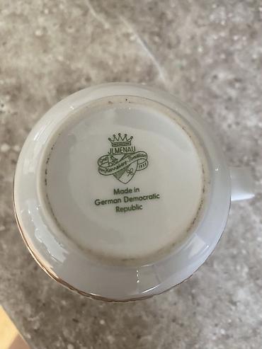 caydan dəsti: Çay dəsti, rəng - Ağ, Farfor, Almaniya — 2