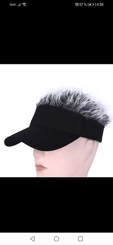unity pga accessories: Бейсболка для гольфа с имитацией стиля, Кепка с волосами — 3
