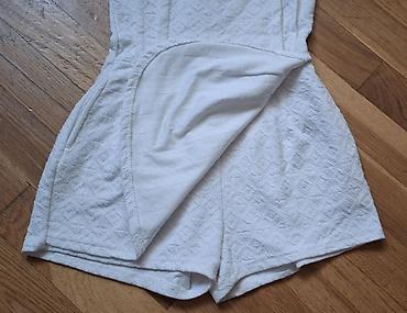 комбинезон tyvek: Комбинезон, Zara, S, цвет - Белый — 2