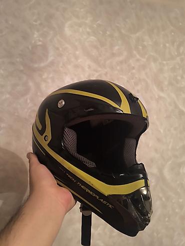 yalquzaq moto: Moto kask - Tip: Off-road/dual-sport üslublu tam üzlü kask - Korpus — 4