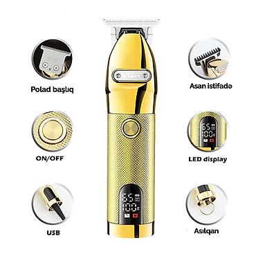 sac tokulməsi: Profissional Trimmer VGR 275 - 2 Sürətli / 6500RPM / 1500mAh / 180 — 7