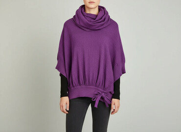 abercrombie fitch bluza z futerkiem: Пончо жіноче, розмір One size