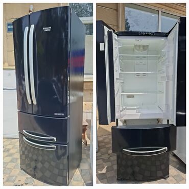 4 qapılı soyuducu: 4 qapılı Hotpoint Ariston Soyuducu Satılır, rəng - Qara
