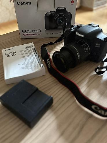 canon 800d: Canon EOS 800D (EF-S 18-55mm f/4-5.6 IS STM Kit) Məhsulun təsviri: - — 2