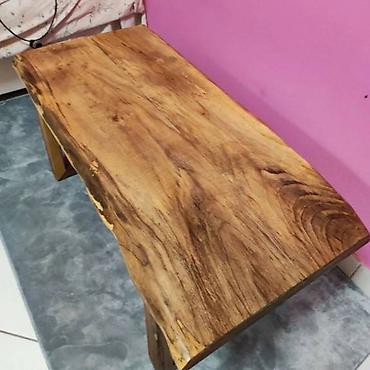 salon: Klub sto kompletan od oraha, 90x50cm Mogucnost odabira dimenzija i — 2