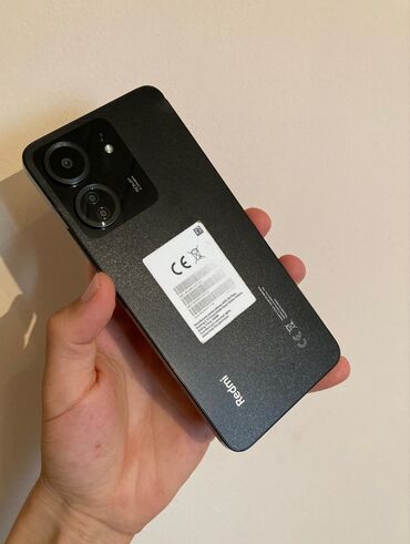 рассрочкага телефон: Xiaomi, Redmi 13C, Б/у, 256 ГБ, цвет - Черный, 2 SIM