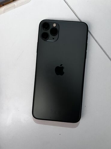 айфоны 7: IPhone 11 Pro Max, Колдонулган, 256 ГБ, Matte Space Gray, Каптама, Куту