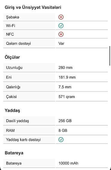 POCO Pad planşet cəmi 3 ay işlənib - Ekran: 12.1 düym, 1600 x 2560 lalafo.az -da — 5 POCO Pad planşet cəmi 3 ay işlənib - Ekran: 12.1 düym, 1600 x 2560 — 5