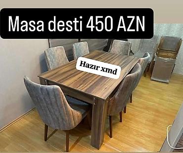 kəsim stolu: Masa dəsti – 450 AZN - Dördbucaq formalı yemək/qarşılanma masası - — 1