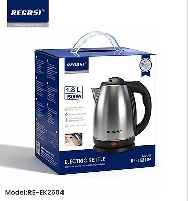 чайник на 3 литра: Электрический чайник RECRSI RE-EK2604 - Объем: 1,8 л - Мощность: 1500 — 1