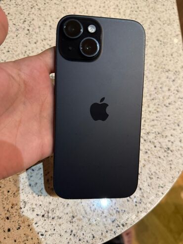 Mətbəx texnikası: IPhone 15, 128 GB, Qara, Simsiz şarj, Face ID