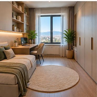 Квартиры: 3 комнаты, 91 м², Восток-5 мкр Элитка, 8 этаж, Свежий ремонт — 4