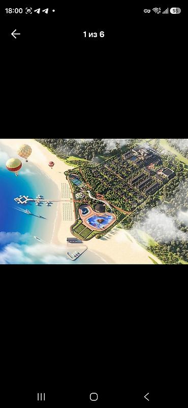 отель бишкек: 1 комната, 48 м², Гостиничный тип, 3 этаж, ПСО (под самоотделку) — 1