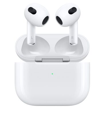 airpods sag: Orjinal AirPods 3 WorldTelecomnan alinib yaxsi veziyyetdedir. Qutusuda