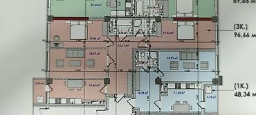 квартира 3: 3 комнаты, 96 м², Элитка, 8 этаж, ПСО (под самоотделку) — 4