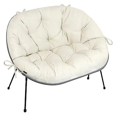 mini secko: Jastuk/uzglavlje za lounge fotelju – papasan/školjka oblik - Mekan — 3