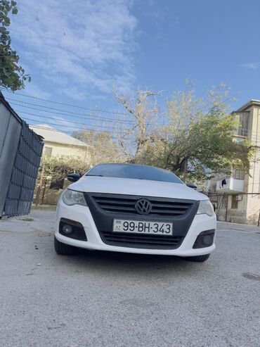 Volkswagen: Tecili!!! Volkswagen CC, ağ kuzov və açıq rəngli-süet/deri — 23