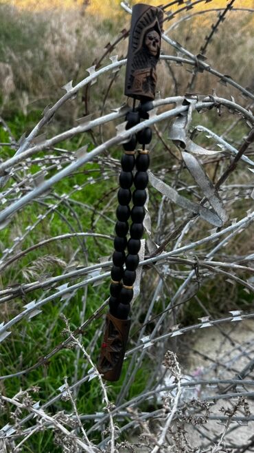 Təsbehlər: Əl işı təsbeh və aksessuarlar dəsti Məhsul təsviri: - Tünd rəngli — 5