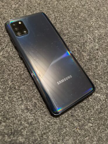 Samsung: Samsung Galaxy A31, Б/у, 128 ГБ, цвет - Синий, 2 SIM