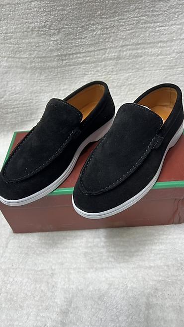 Мужские туфли, 39, 40, 41, Loro Piana, Новый, цвет - Черный at lalafo.kg Мужские туфли, 39, 40, 41, Loro Piana, Новый, цвет - Черный