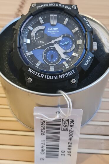 Qol saatları: Yeni, Qol saatı, Casio, rəng - Mavi — 9