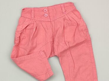 Baby material trousers, 6-9 months, 68-74 cm, condition - Very good
