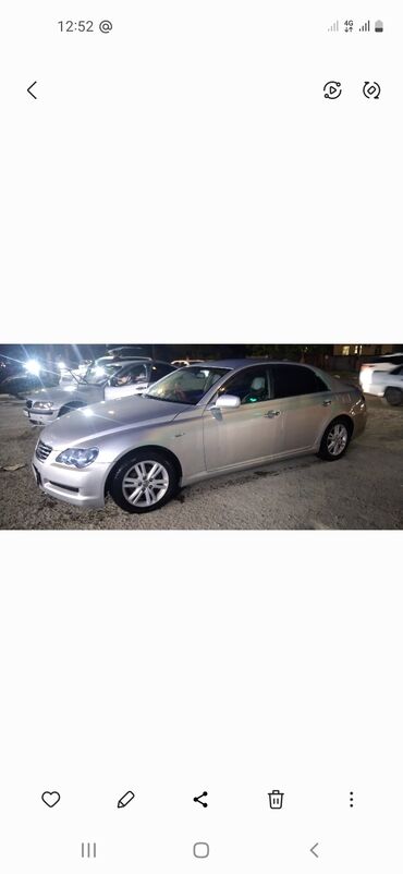 запчасть на мерс 814: Toyota Mark X: 2006 г., 2.5 л, Автоматтык, Бензин, Седан