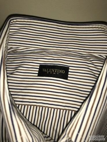 Košulje: Original VALENTINO kosulja L KAO NOVE 100% extra fine cotton Ramena — 3