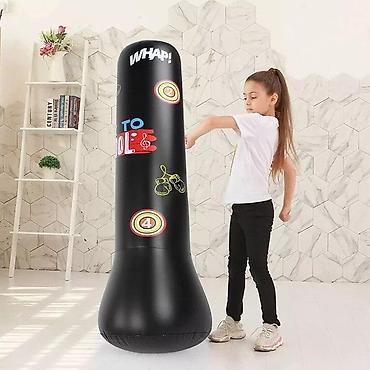 Boks kisələri: Hava boks kisəsiYerdən hava boks kisəsi, döyüş idmanları və ya fitness — 1