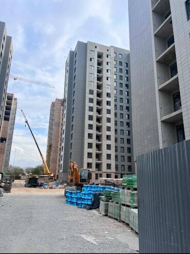 1 комнатная квартира на продажу: 1 бөлмө, 52 кв. м, Элитка, 6 кабат, ПСО (өзү оңдоп түзөтүп бүтүү үчүн)
