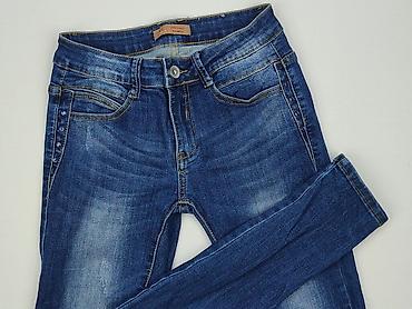 niebieska bluza pull and bear: Jeansy damskie, rozmiar XS — 1