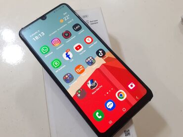 samsung s10 plus qiymeti irshad: Samsung Galaxy A22, 64 GB, rəng - Qara, Zəmanət, Düyməli, Sensor