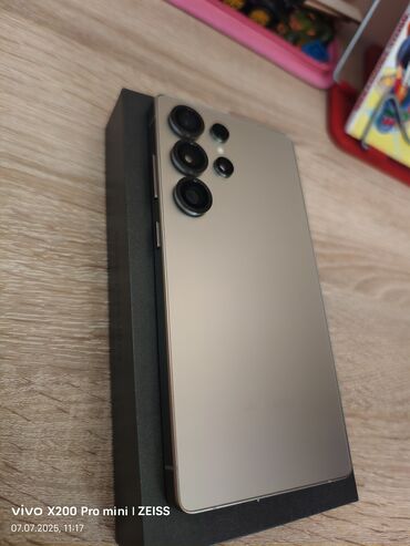 игровой компьютер ош: Samsung S25 Ultra, Новый, 256 ГБ, цвет - Серый, 2 SIM, eSIM