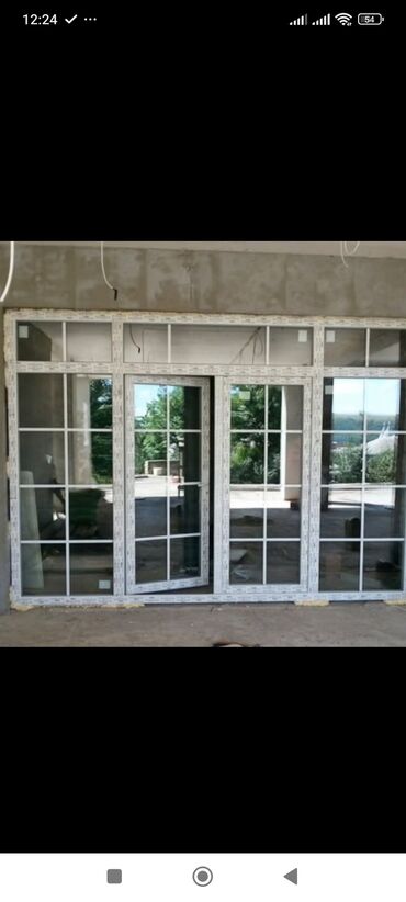 Plastik pəncərələr: PVC pəncərə bloku - Material: ağ və rəngli rəngli PVC profil - Şüşə — 10