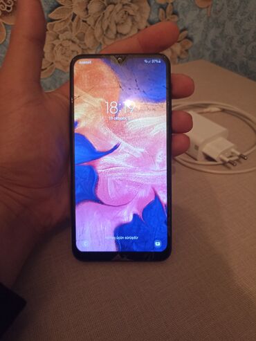 s20 ikinci el: Samsung A10s, 32 GB, rəng - Göy, Zəmanət, Sensor, Barmaq izi