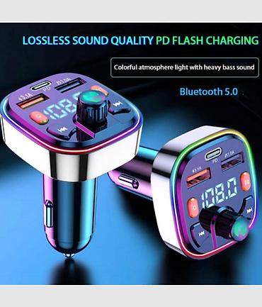 блютуз модулятор: Автомобильный FM-трансмиттер C15/Q5 - Bluetooth 5.0: стабильное — 2