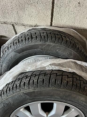 титан моноблок: Комплект из 4 легкосплавных дисков Honda с зимними шинами. - — 8
