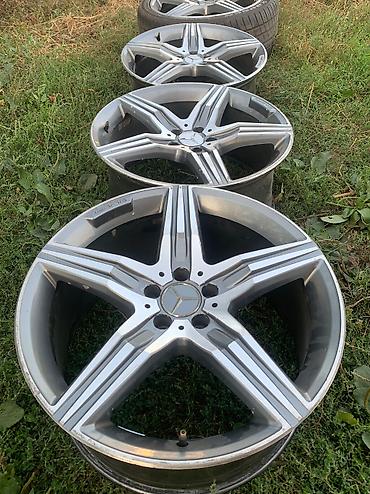 Диски: Литые Диски R 20 AMG, Комплект, отверстий - 5, Б/у — 7